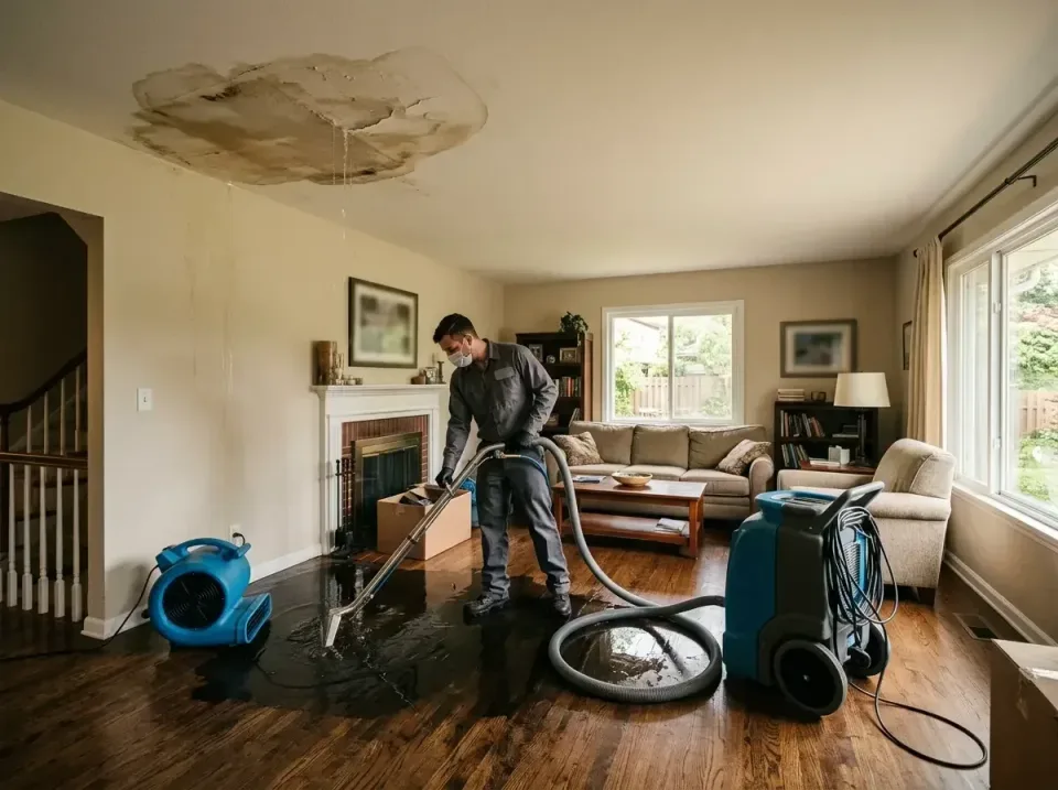 attic-pipe-burst-ceiling-drip-008 — frequently asked questions, Water Damage Restoration & Carpet Care in Bridgeport, AL
